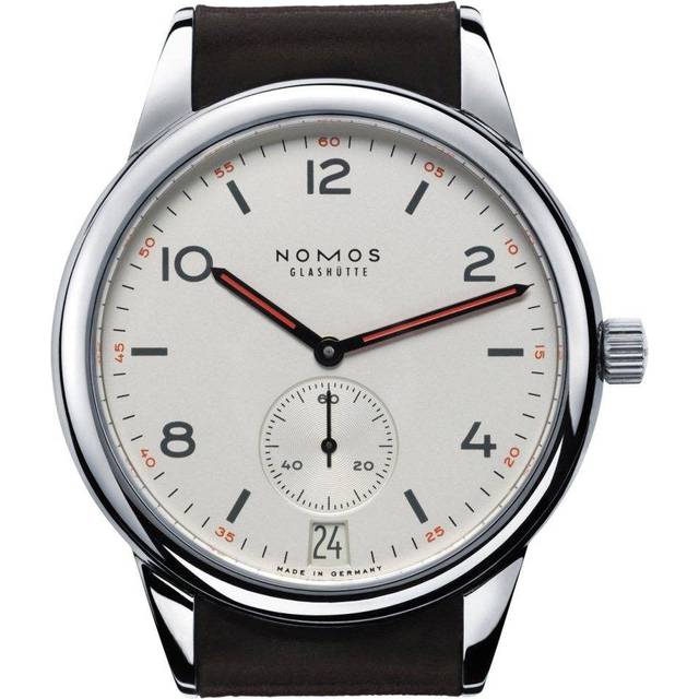 Nomos Glashutte Club Automatic Datum Glass Back D - White