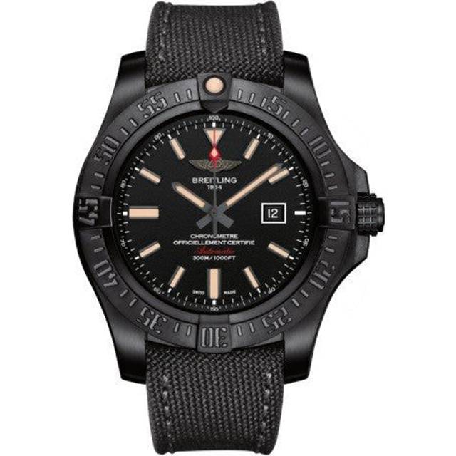 Breitling Watch Avenger Blackbird Military Tang Type - Black