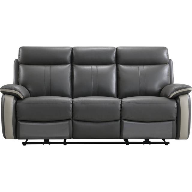 Samwell 198Cm Pillow Top Arm Reclining Sofa - Dark Grey (102cm H X 198cm W X 92cm D)