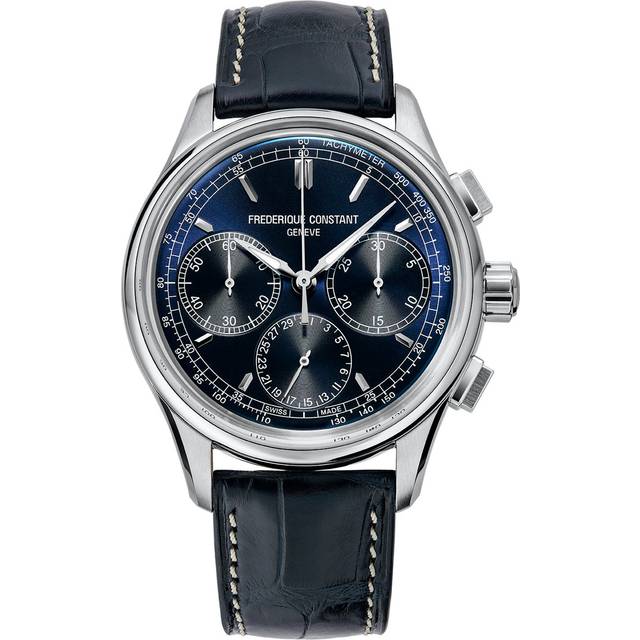 Frederique Constant Watch Flyback Chronograph Mens - Blue