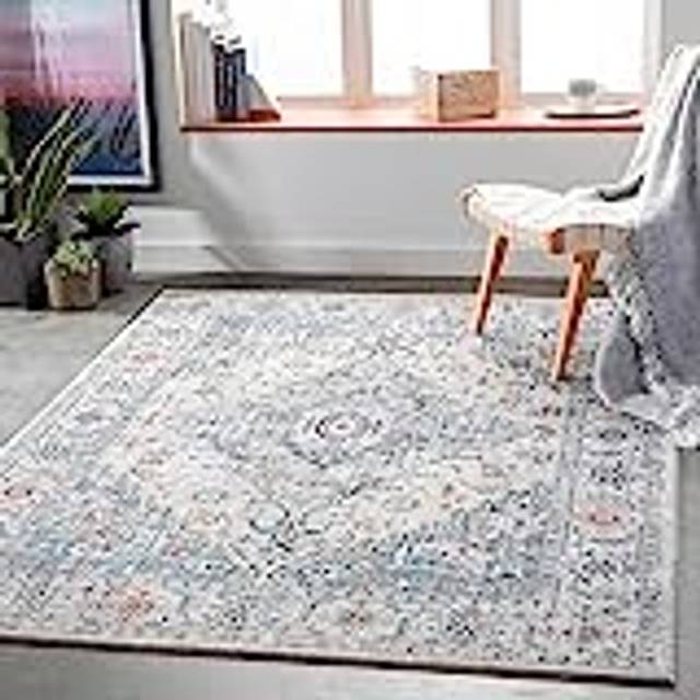 Tan/Light Gray Rug - Blue;Beige;Pink;Grey;Cream (Rectangle 160 x 220cm)