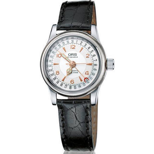 Oris Watch Big Crown Original Pointer Date Leather - Silver