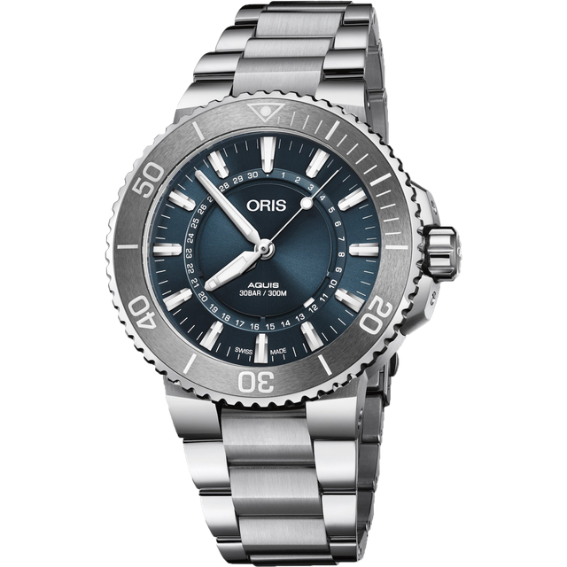 Oris Watch Aquis Source of Life Bracelet Limited Edition - Blue