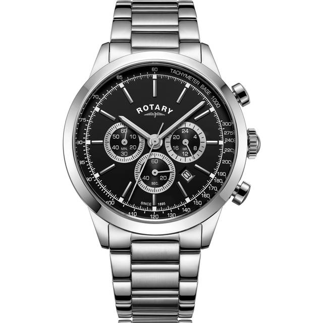Rotary Watch Cambridge Chrono Mens - Black