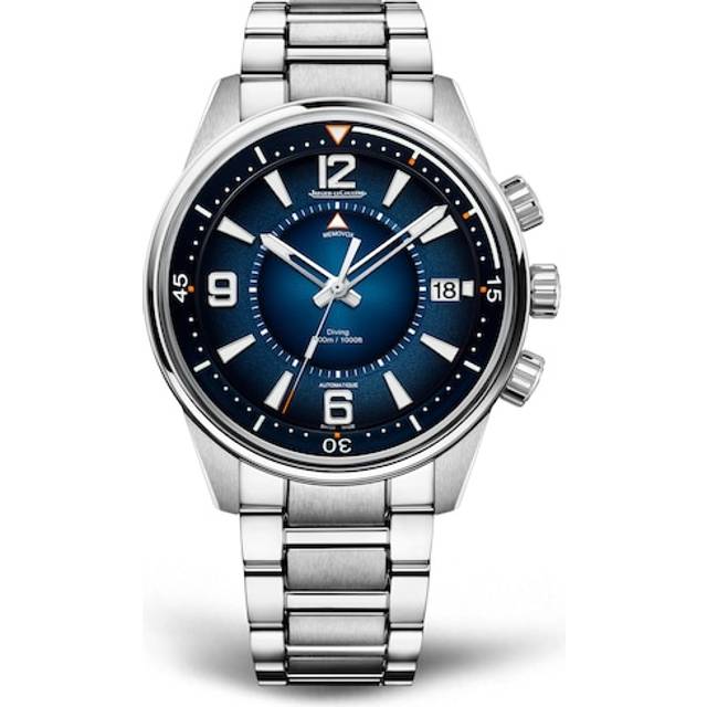 Jaeger-LeCoultre Stainless Steel Polaris Mariner Memovox Watch - Blue - 42mm