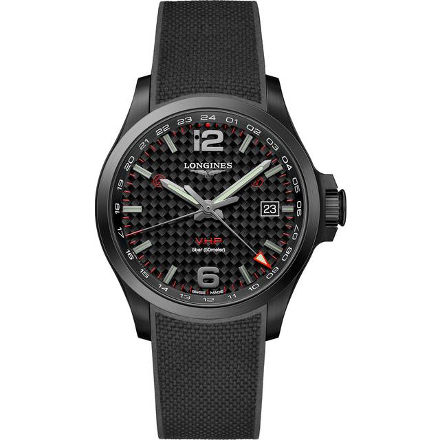 Longines Watch Conquest VHP GMT Mens - Black