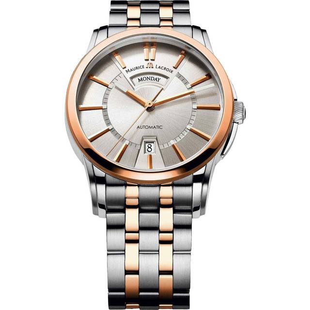 Maurice Lacroix Watch Pontos Day Date - Silver