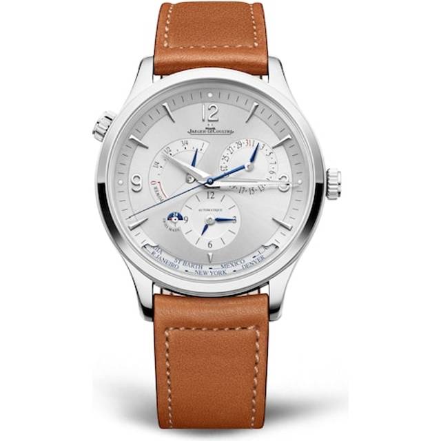 Jaeger-LeCoultre Stainless Steel Master Control Geographic Watch - Silver - 40mm