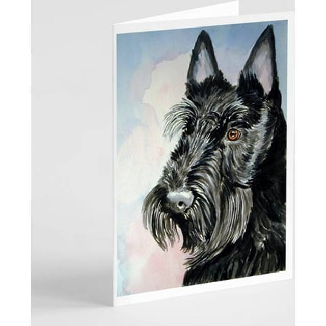 Scottish Terrier Greeting Cards and Envelopes Pack of 8