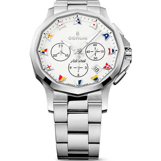 Corum Watch Admiral Chrono - White
