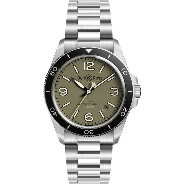 Bell & Ross Watch Vintage BR V2-92 Military Green Bracelet D