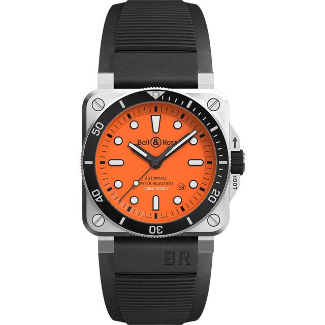 Bell & Ross Watch BR 03 92 Diver Orange Limited Edition - Orange