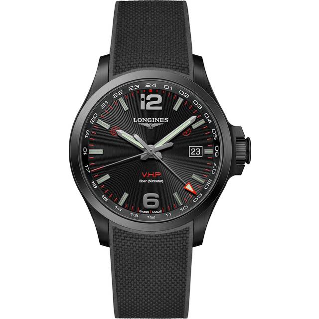 Longines Watch Conquest VHP GMT Mens - Black
