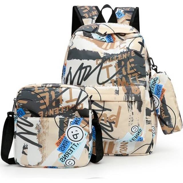 (Beige) Children School Bags for kids Boys girls Kids Backpack travel Orthopedic School Backpack