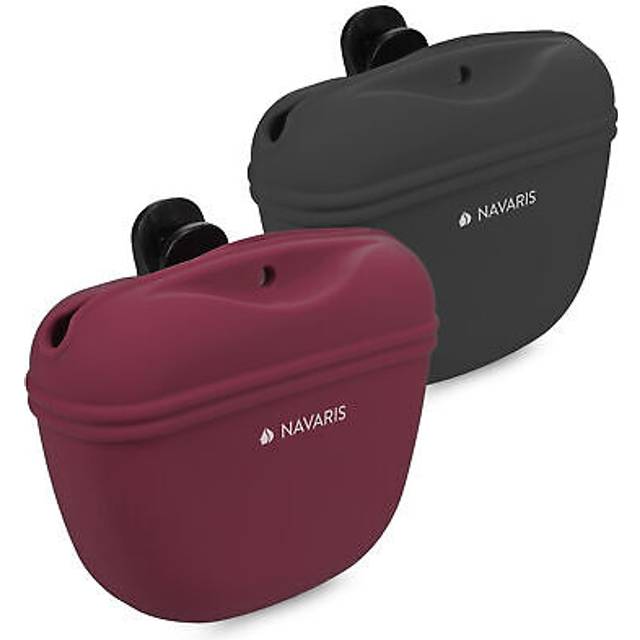 Silicone Dog Treat Pouch - Training Pet Puppy Bag Pocket Snack Treat Food Holder with Clip for Belt for Dog Walks - Set