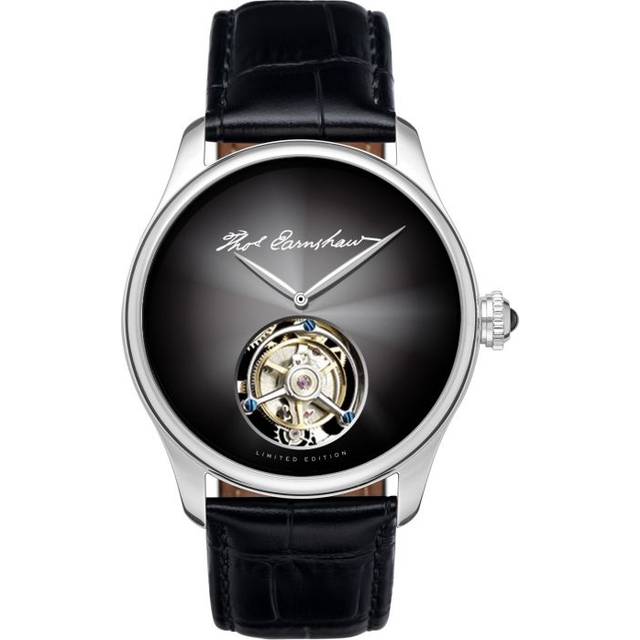 Thomas Earnshaw Bradley Tourbillon Limited Edition Mens Watch ES-8202-01 - Black & Silver - One Size