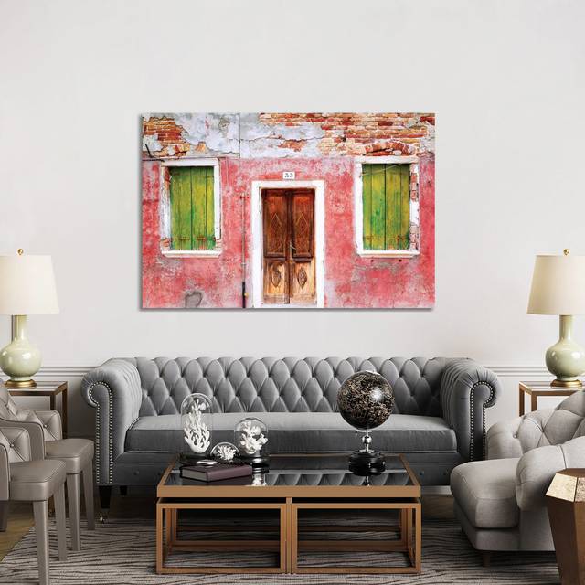 Weathered House Exterior by Jaynes Gallery - Wrapped Canvas Art Prints (101.6cm H x 152.4cm W x 3.81cm D)