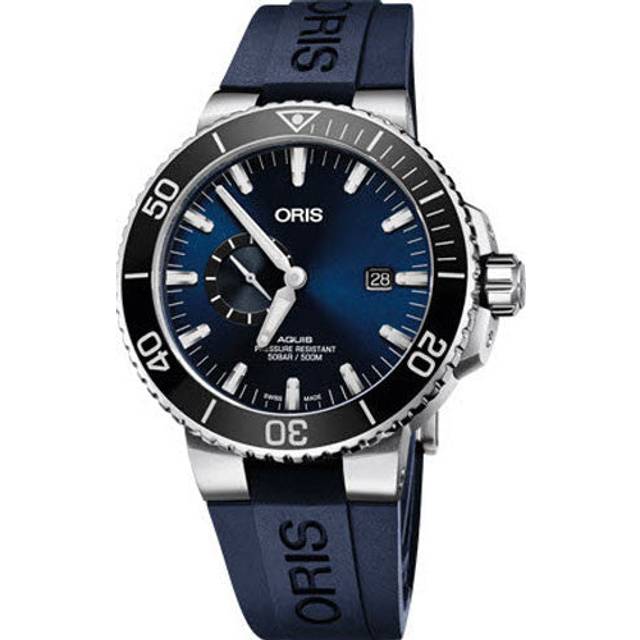 Oris Watch Aquis Date Small Second - Blue