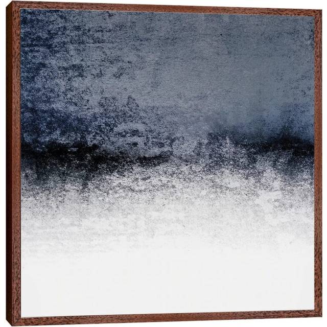 Snowdreamer by Monika Strigel - Graphic Art Print on Canvas - Classic Brown Wood Framed (45.72cm H x 45.72cm W x 3.81cm D)