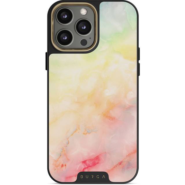 New Flame - Rainbow iPhone 13 Pro Case, Elite Dark (MagSafe) / Gold