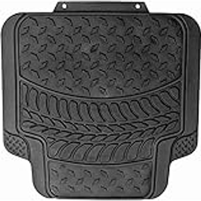 Heavy duty rubber tyre tred car floor mats set non slip washable universal fit