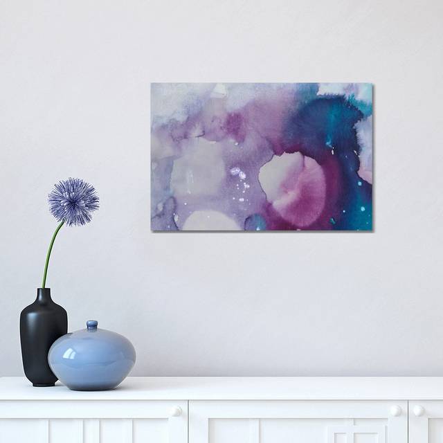 Ice Crystals III by Joyce Combs - Wrapped Canvas Panoramic Painting (30.48 cm H x 45.72 cm W)