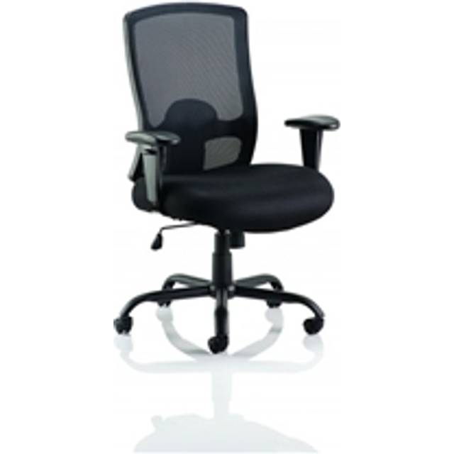 Portland Heavy Duty Task Operator Chair Black Mesh With Arms - OP