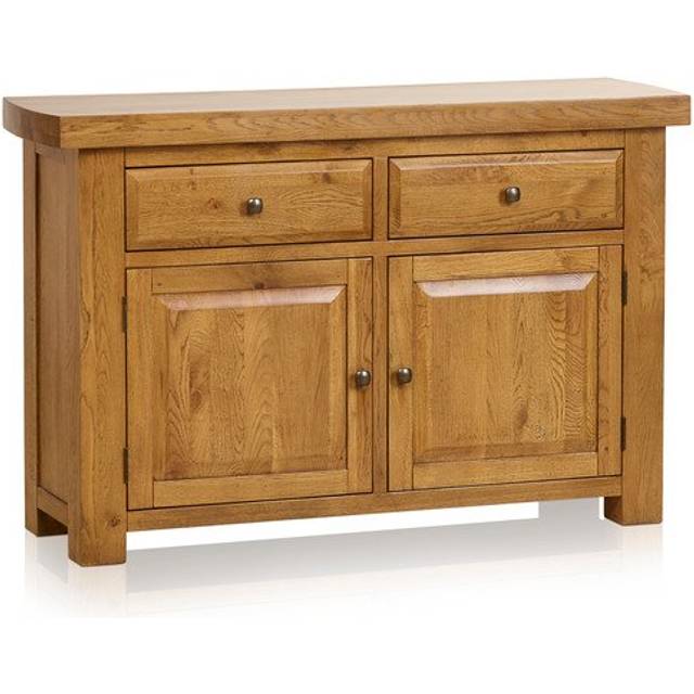 Rustic Solid Oak Sideboards - Small Sideboard - Hercules Range - Oak Furnitureland