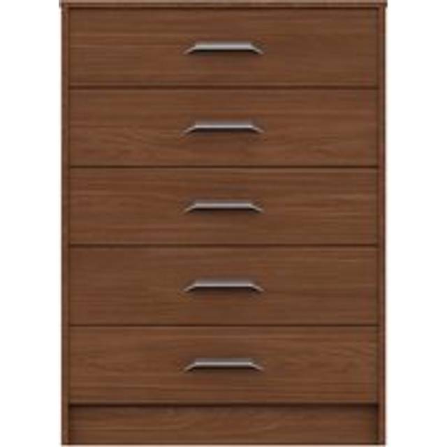 Florine 5 Drawer Chest - Walnut