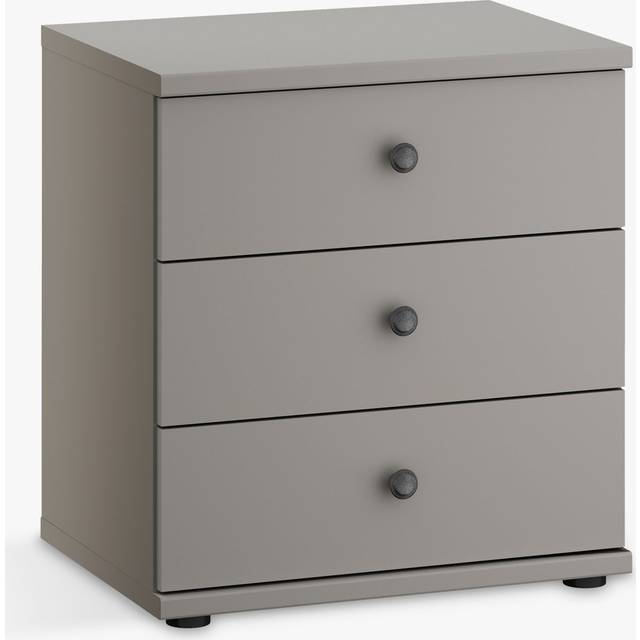 John Lewis Marlow 3 Drawer Bedside Table, 50cm