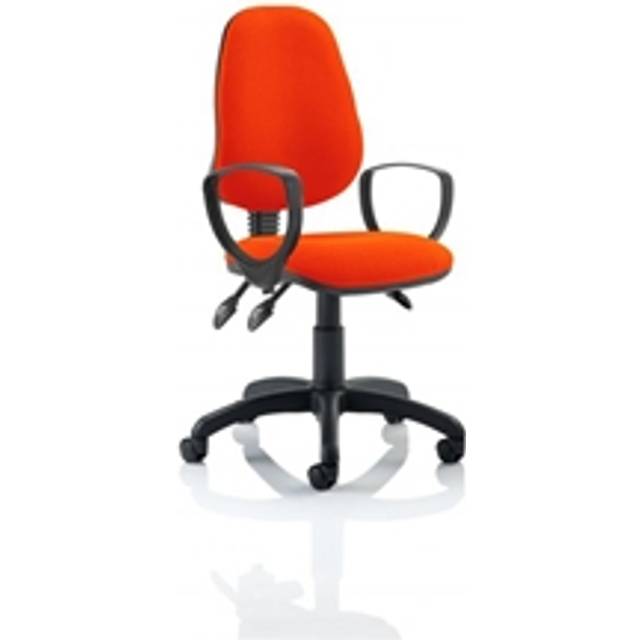 Eclipse III Lever Task Operator Chair Pimento Colour With L