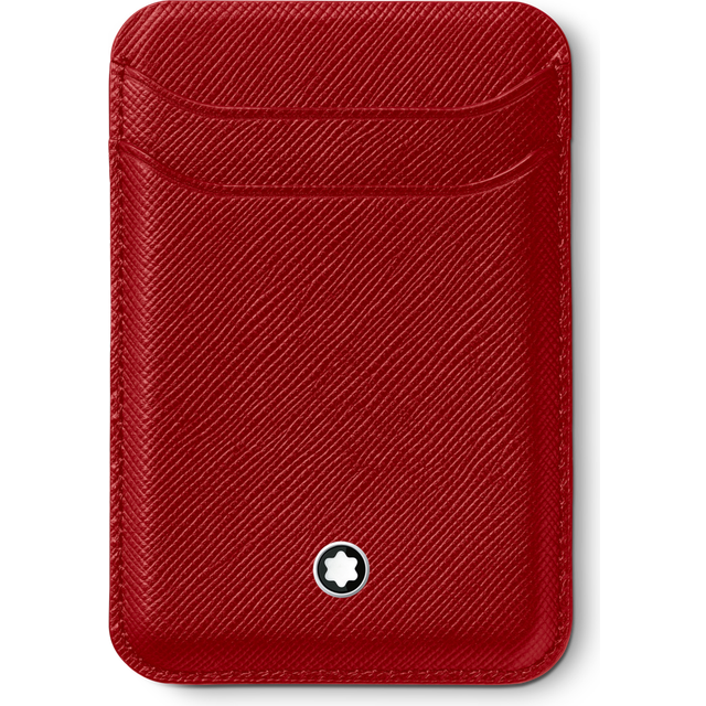 Montblanc Sartorial Card Wallet 2cc for iPhone with MagSafe Red D