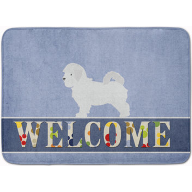 Caroline's Treasures Maltese Welcome Floor Mat  19 x 27  Multicolor