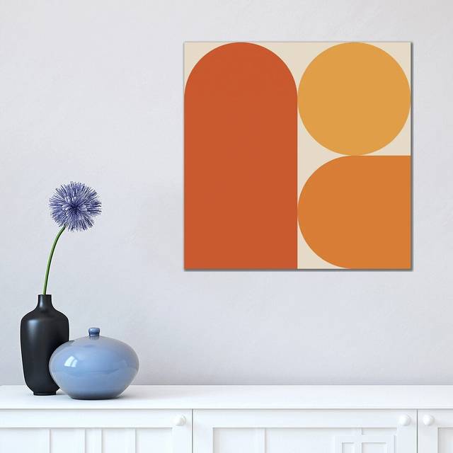 Retro VIIA - Art Prints on Canvas - Wrapped Canvas (45.72 cm H x 45.72 cm W x 3.175 cm D)