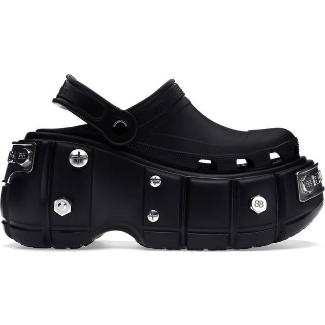 Balenciaga HardCrocs Mule - Black - Men's - 9 - Eva, Zamak