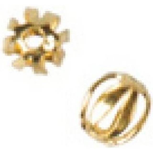 Trimits Oval Filigree Spacer Beads Gold