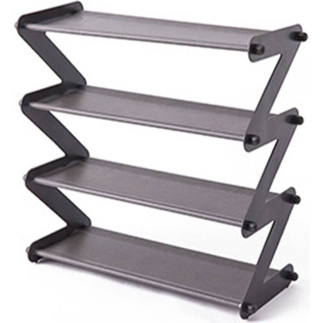 Shoe Rack Z Shape Space Save Shoe Shelf Slipper Practical Shoe Cabinet Home Organization