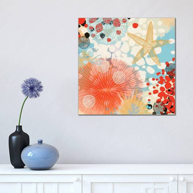 Peace Sign by Jamie MacDowell - Wrapped Canvas Graphic Art Print (45.72 cm H x 45.72 cm W x 3.175 cm D)