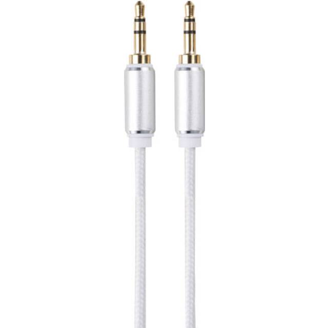 Dacota Platinum Mini jack-kabel hane-hane 10M, vit