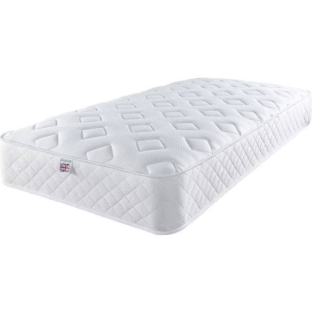 Aspire Comfort Memory Rolled Mattress - White / Small Single