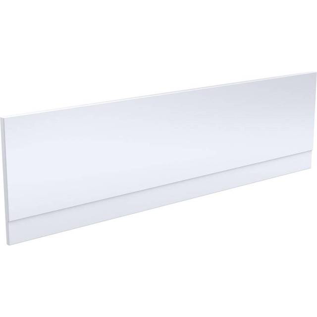 nuie Straight Front Bath Acrylic Panel 1800x510x25mm, White