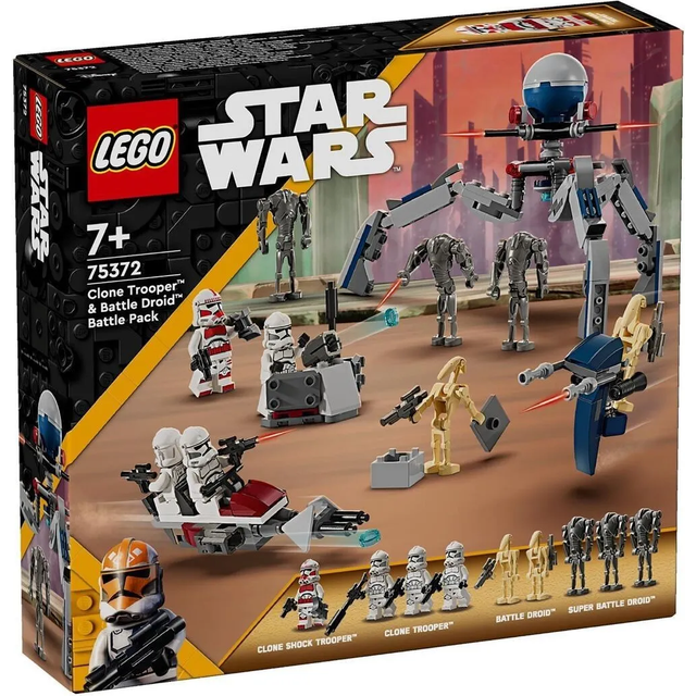 LEGO Star Wars 75372 Clone Trooper™ & Battle Droid™ Battle Pack
