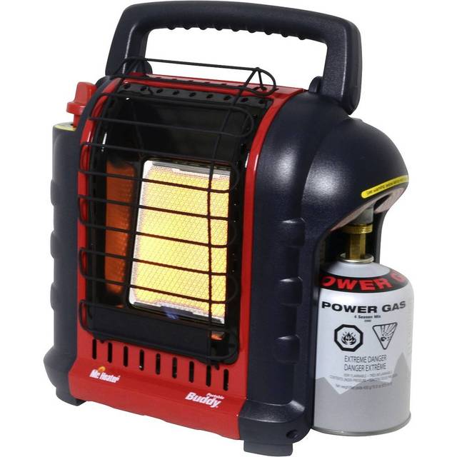 Mr. Heater Portable Buddy Heater, 9K Btu, Propane, Red-Black, 1 Pack