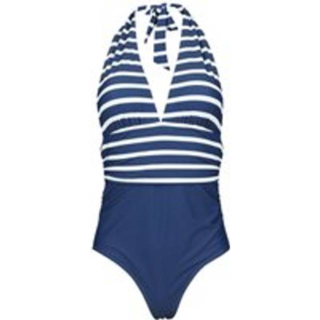 Rock Rebel by EMP Retro Neckholder Swim Suit Swimsuit navy