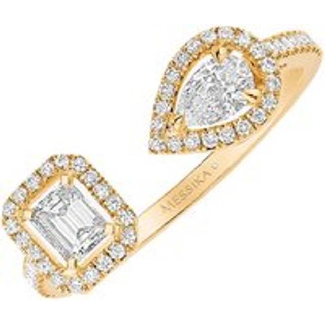 Messika My Twin Toi & Moi 18ct Yellow Gold 0.45ct Diamond Ring - N