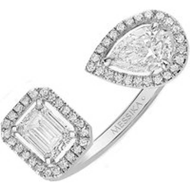 Messika My Twin Toi & Moi 18ct White Gold 0.70ct Diamond Ring - N