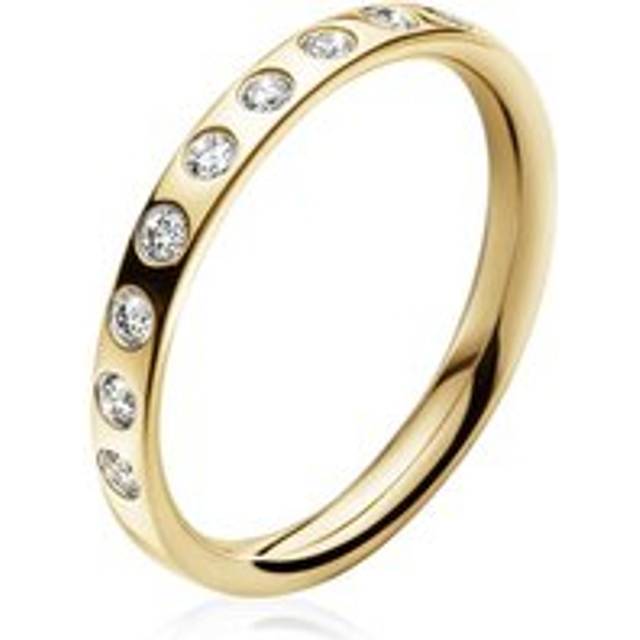 Georg Jensen Magic 18ct Yellow Gold Diamond Band Ring - 58