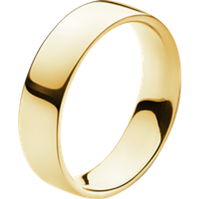 Georg Jensen Magic 18ct Yellow Gold Band Ring - 55
