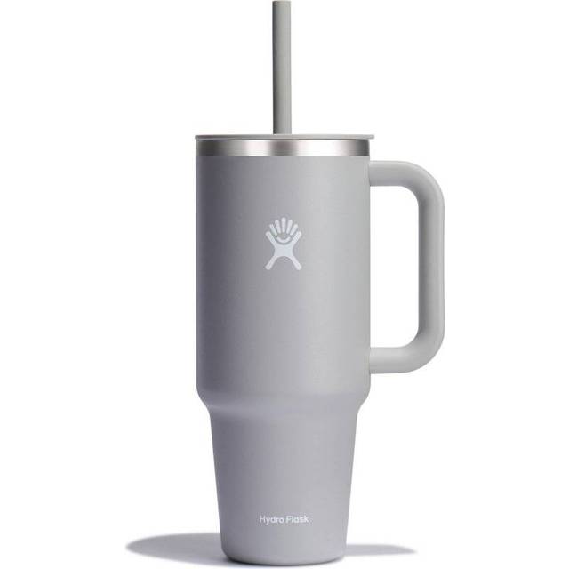 Hydro Flask Travel Tumbler Straw Lid Insulated Mug Birch 1.18l