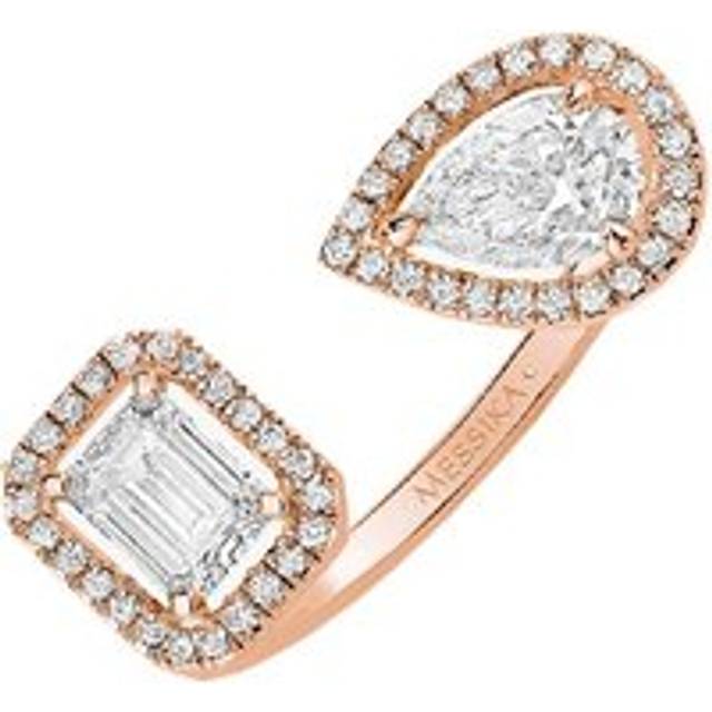 Messika My Twin Toi & Moi 18ct Rose Gold 0.70ct Diamond Ring - N